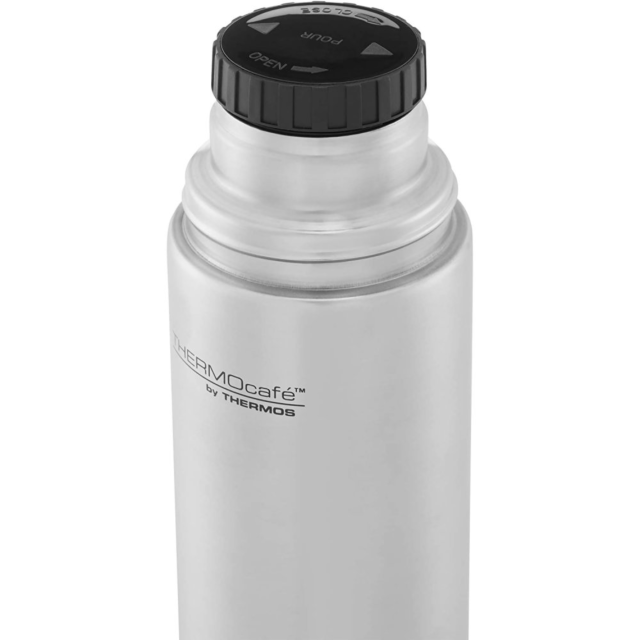 Thermos 181091 1.0L ThermoCafe Stainless Steel Flask - Stainless Steel