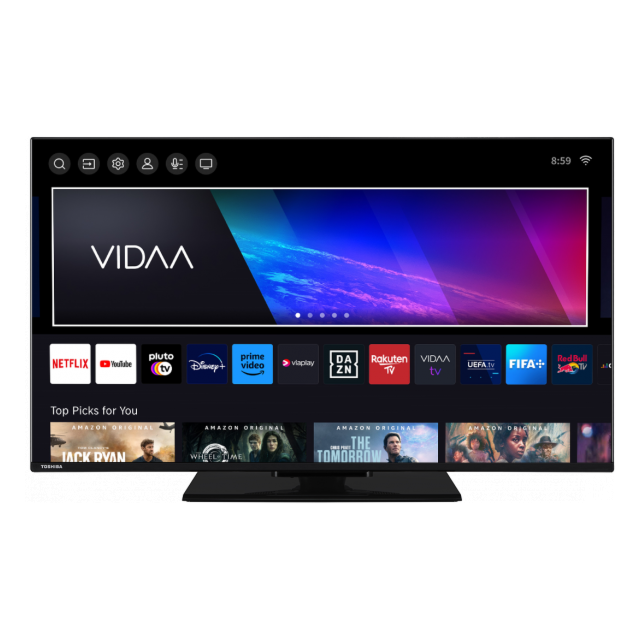 Toshiba 43UV3463DB 43inch DLED UHD 4K Smart TV - Black 