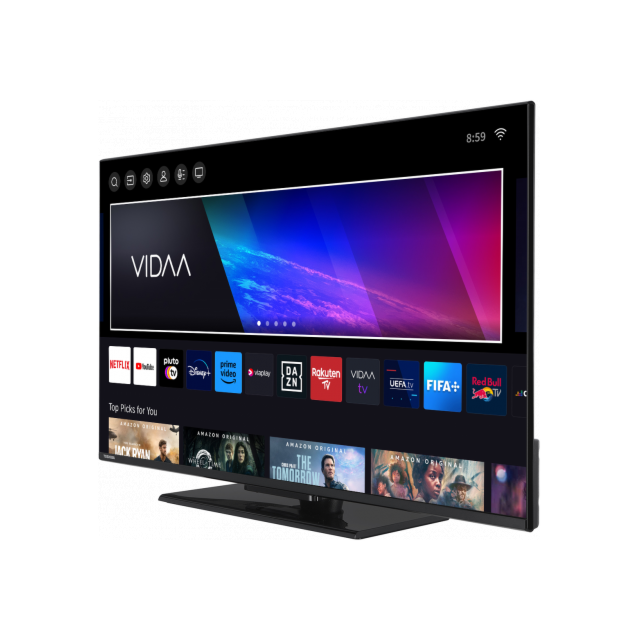 Toshiba 43UV3463DB 43inch DLED UHD 4K Smart TV - Black 