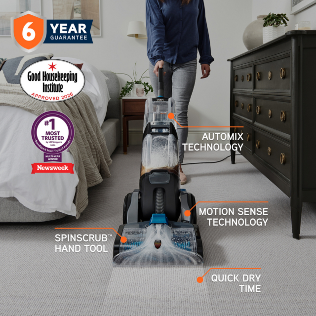 Vax CDCW-SWXS Platinum SmartWash - Charcoal & Blue