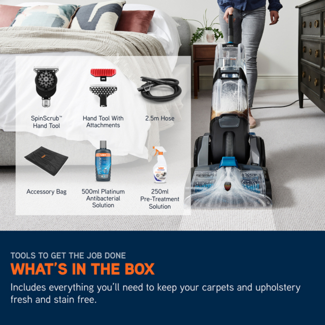 Vax CDCW-SWXS Platinum SmartWash - Charcoal & Blue