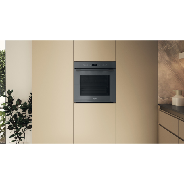 Whirlpool WOI78HT1SSGA Built In Single Oven - Stardust Grey Glossy