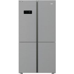 Beko MN1436224PS Side by Side 4 door Fridge freezer (S/Steel)