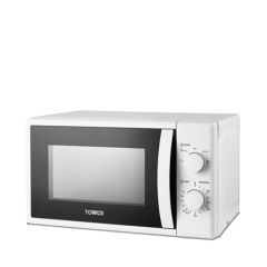 Tower TOWT24034WHT 20L 700w Manual Microwave, White